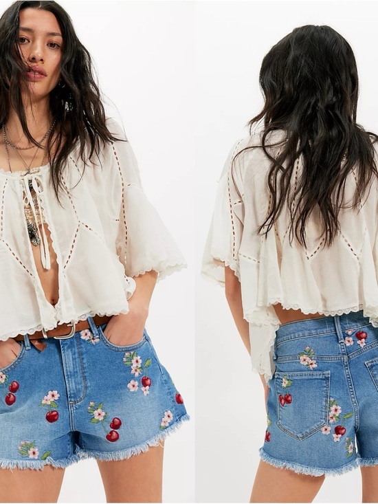 Free People Pants - NWOT- Free People x Driftwood Goldie Shorts